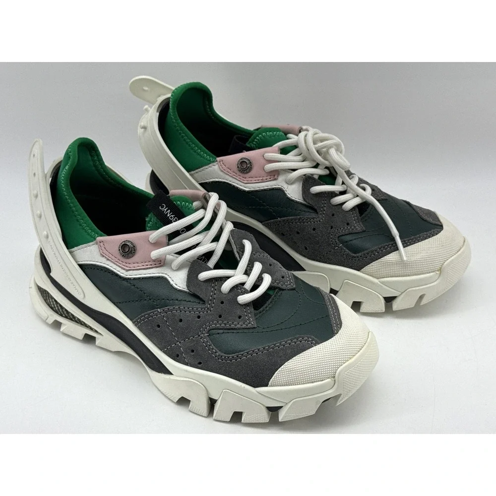 CALVIN KLEIN 205W39NYC Sneakers US via 7 Multicolor Leather Upper Athletic Mixed
